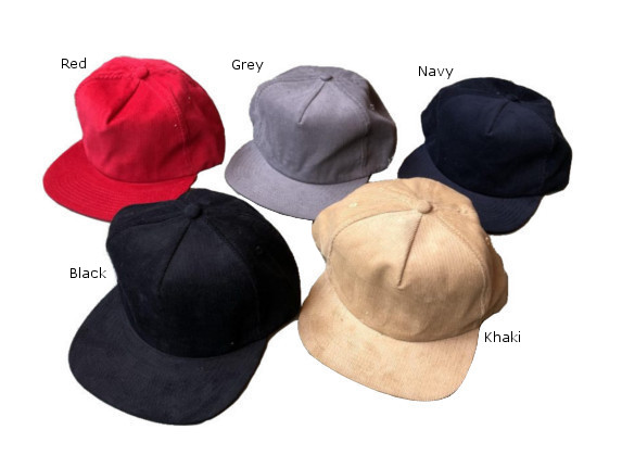 CALI HEADWEAR/カリヘッドウェア 5パネル コーデュロイキャップ CRD19